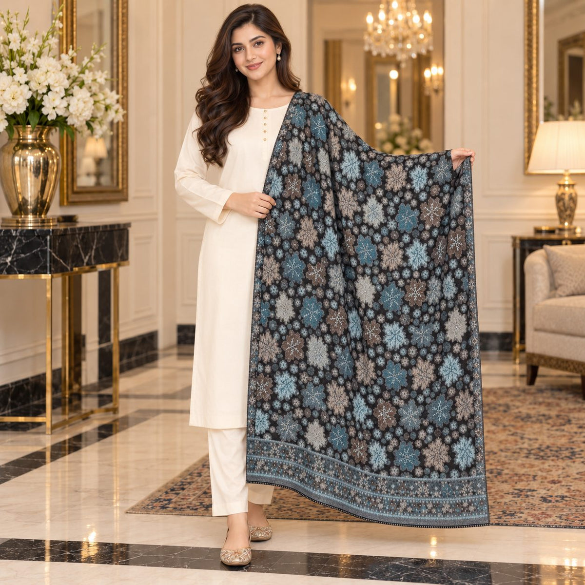 Timeless Grace Wool Stole