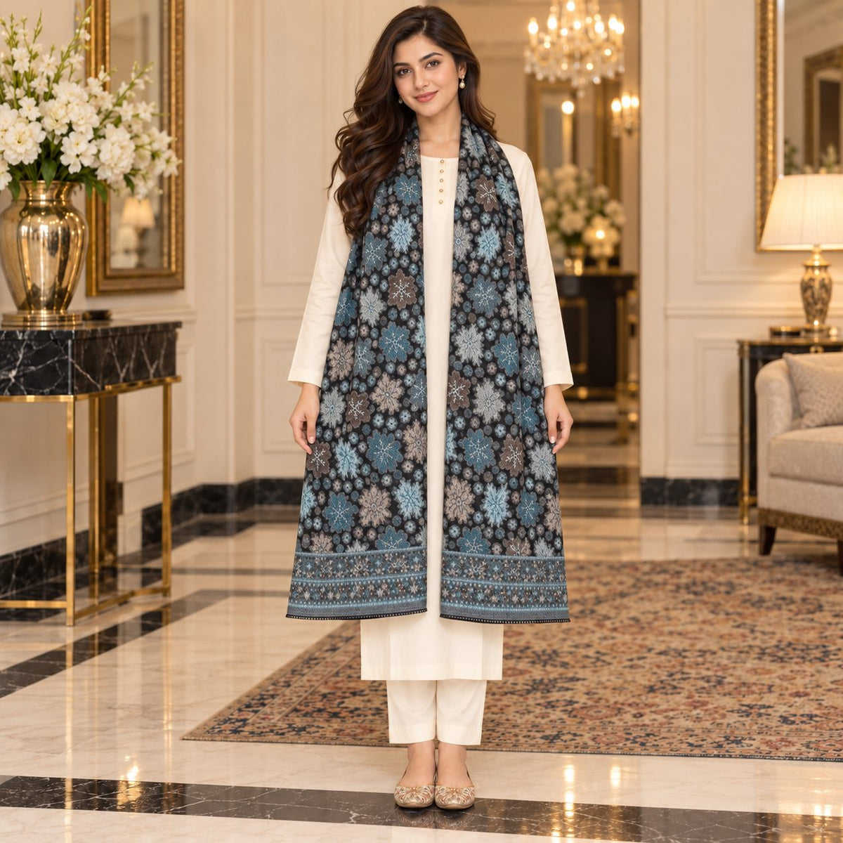 Timeless Grace Wool Stole