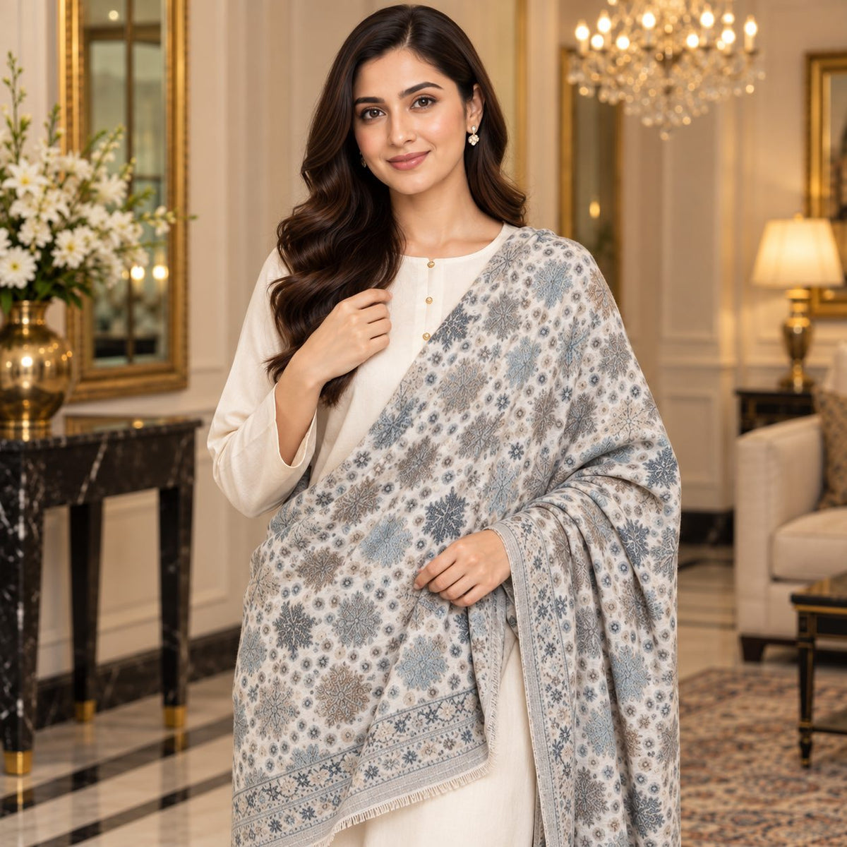 Timeless Grace Wool Stole