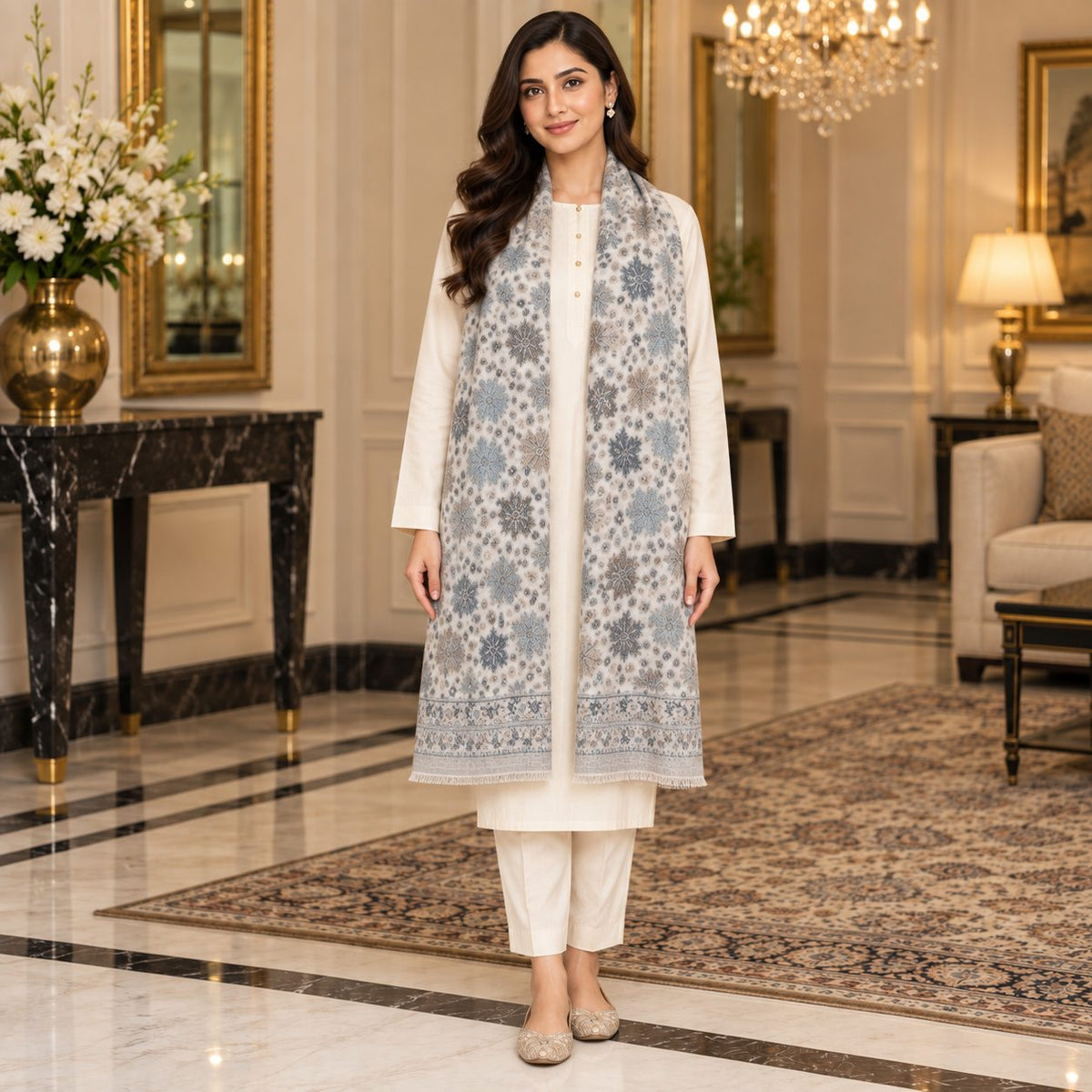 Timeless Grace Wool Stole