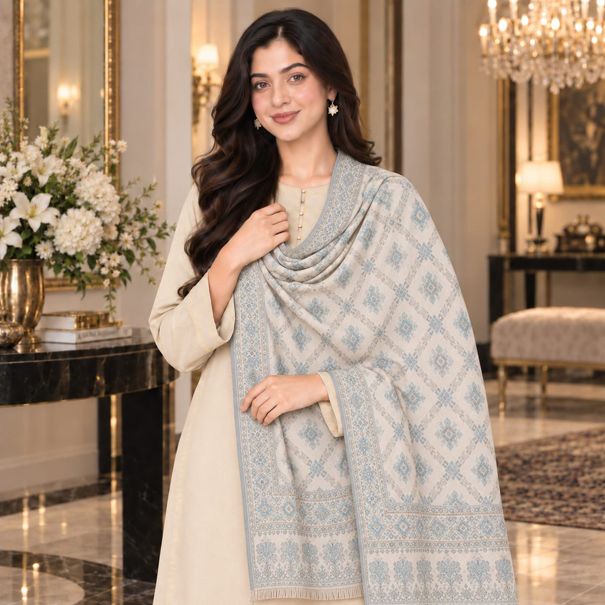 Timeless Grace Wool Stole