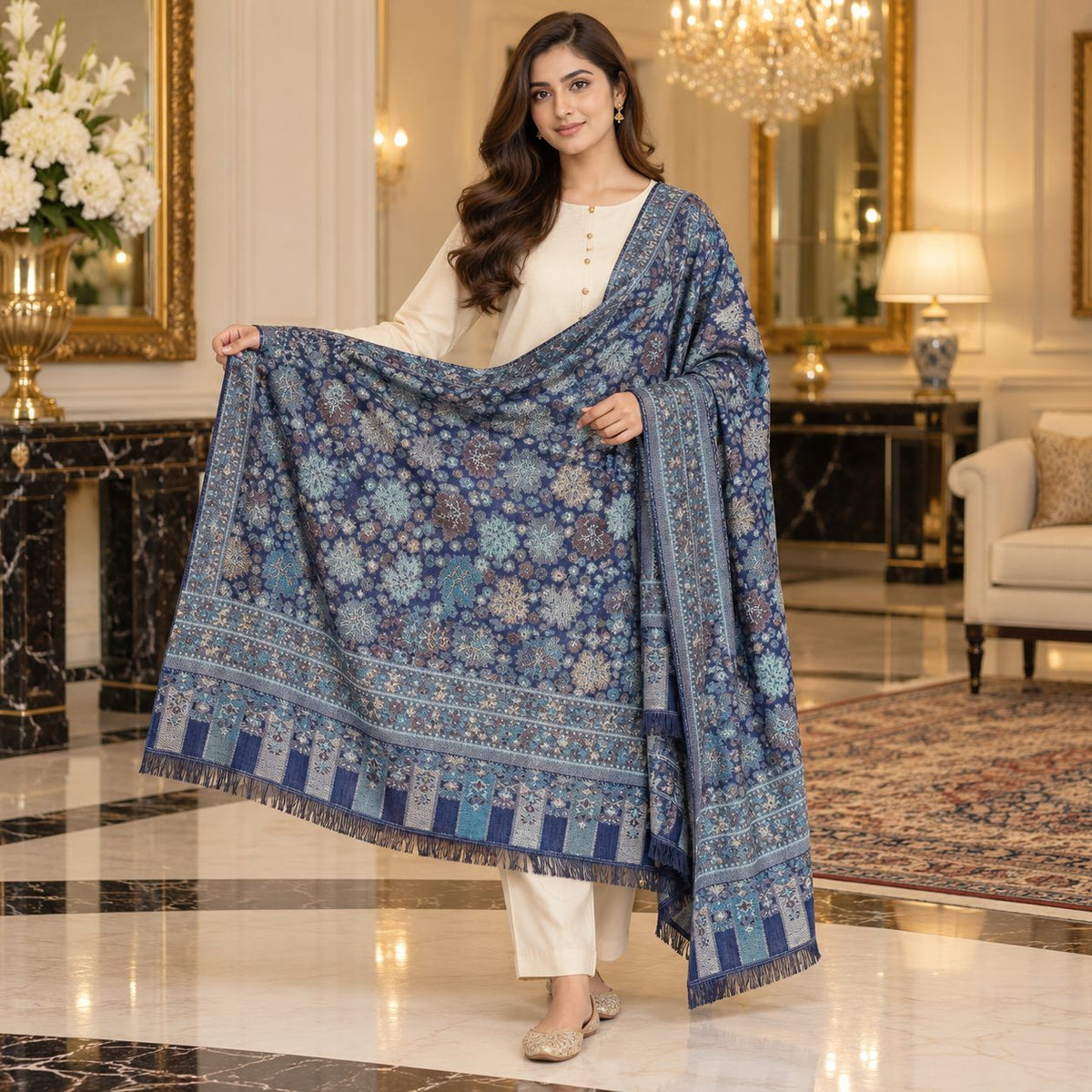 Timeless Grace Wool Stole