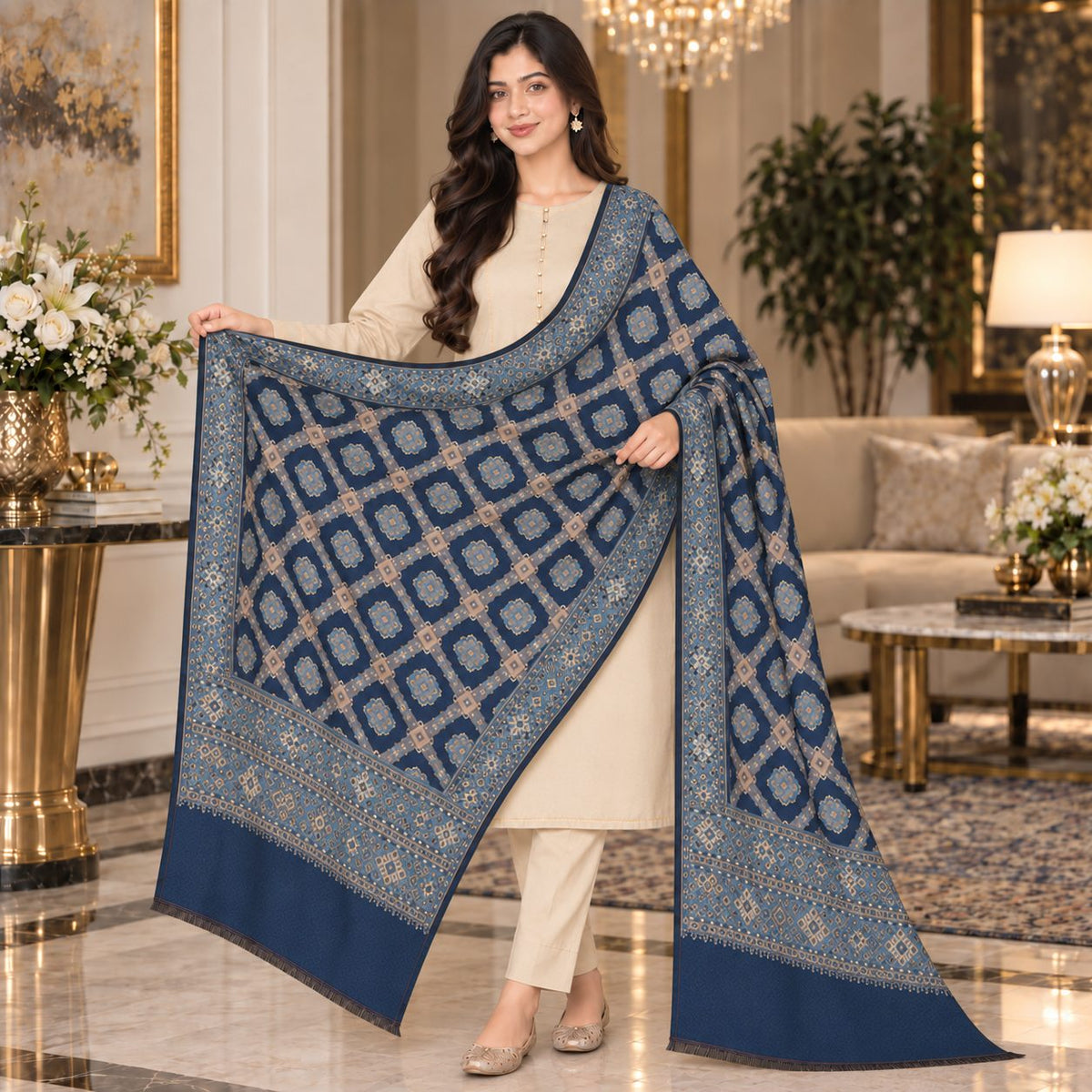 Timeless Grace Wool Stole