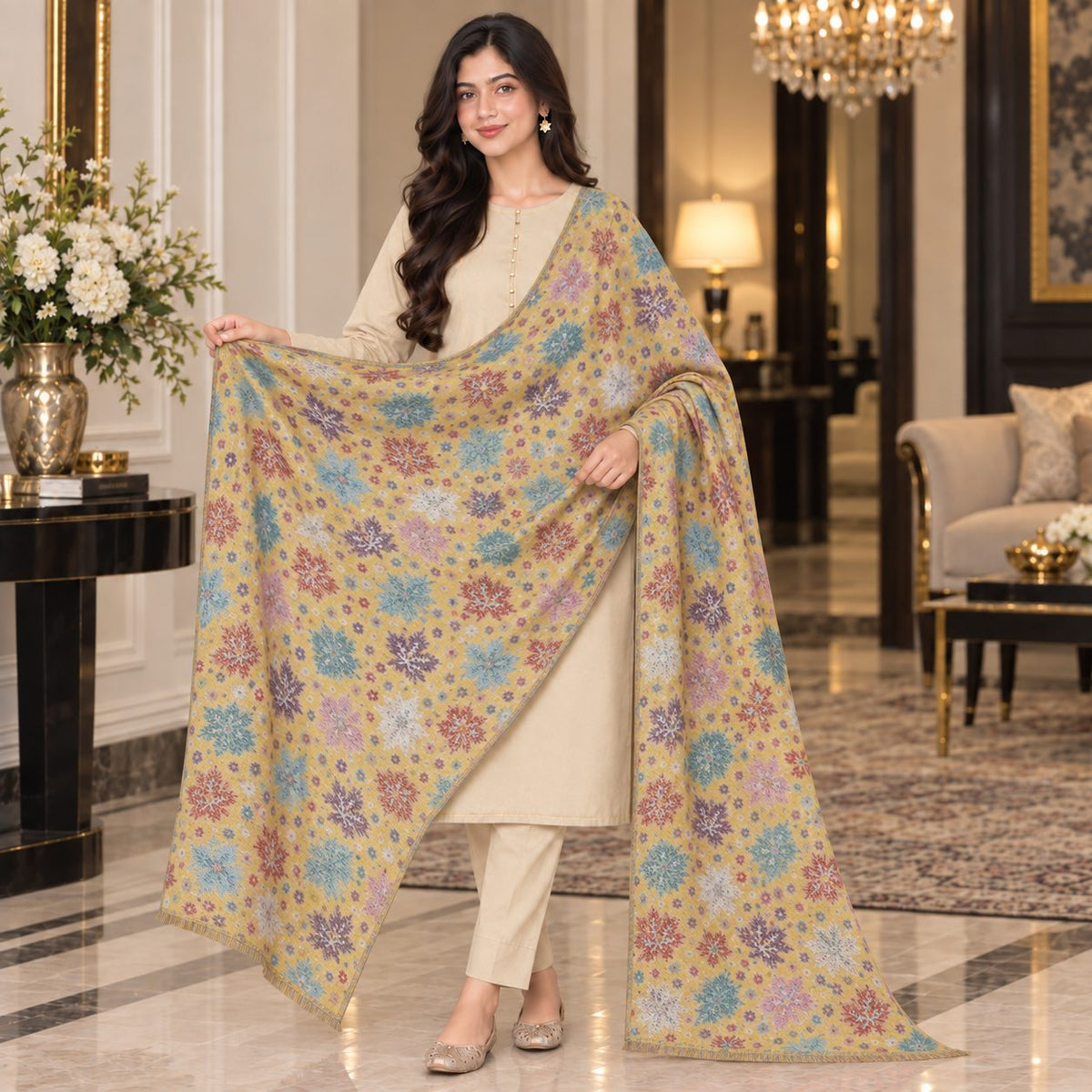 Timeless Grace Wool Stole