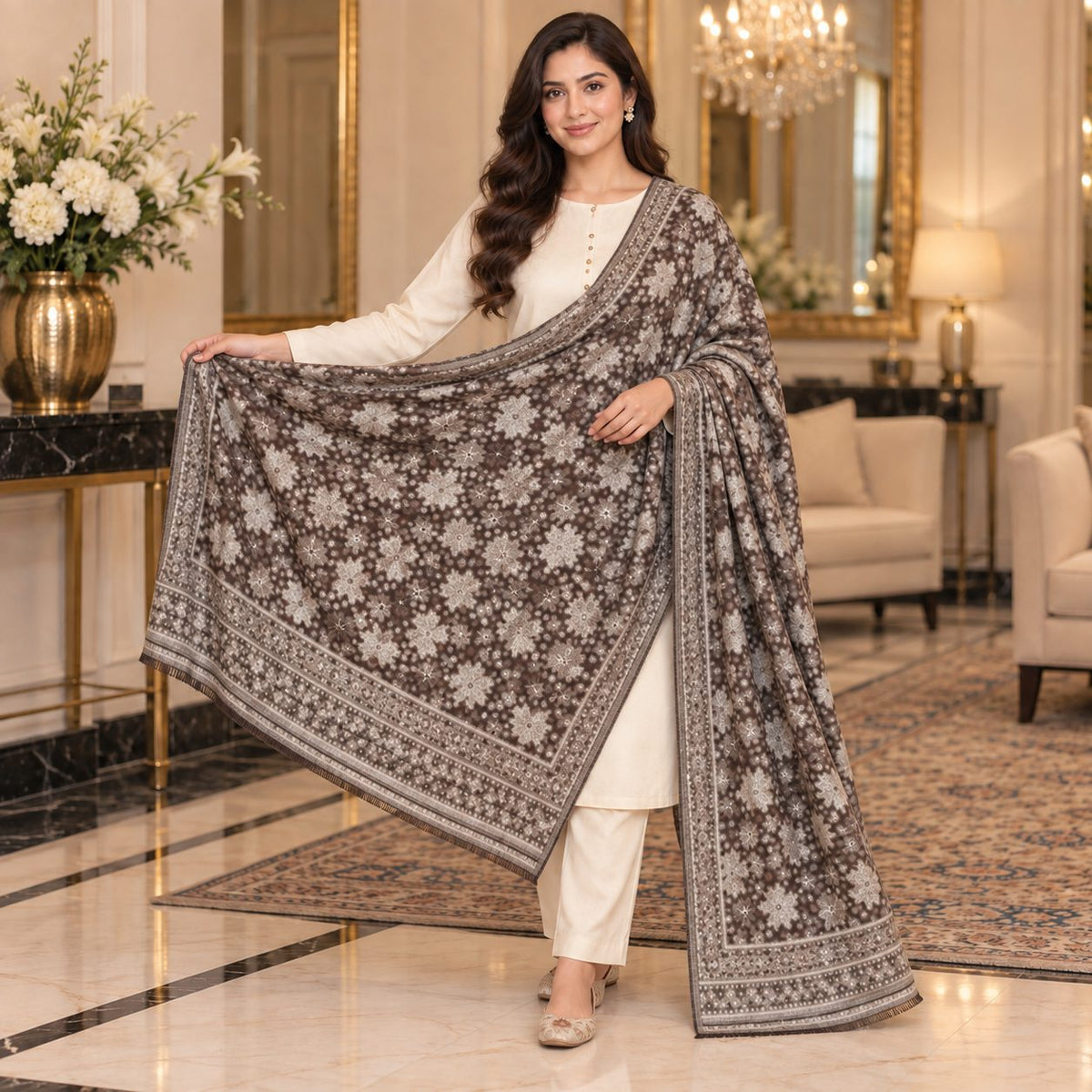 Timeless Grace Wool Stole