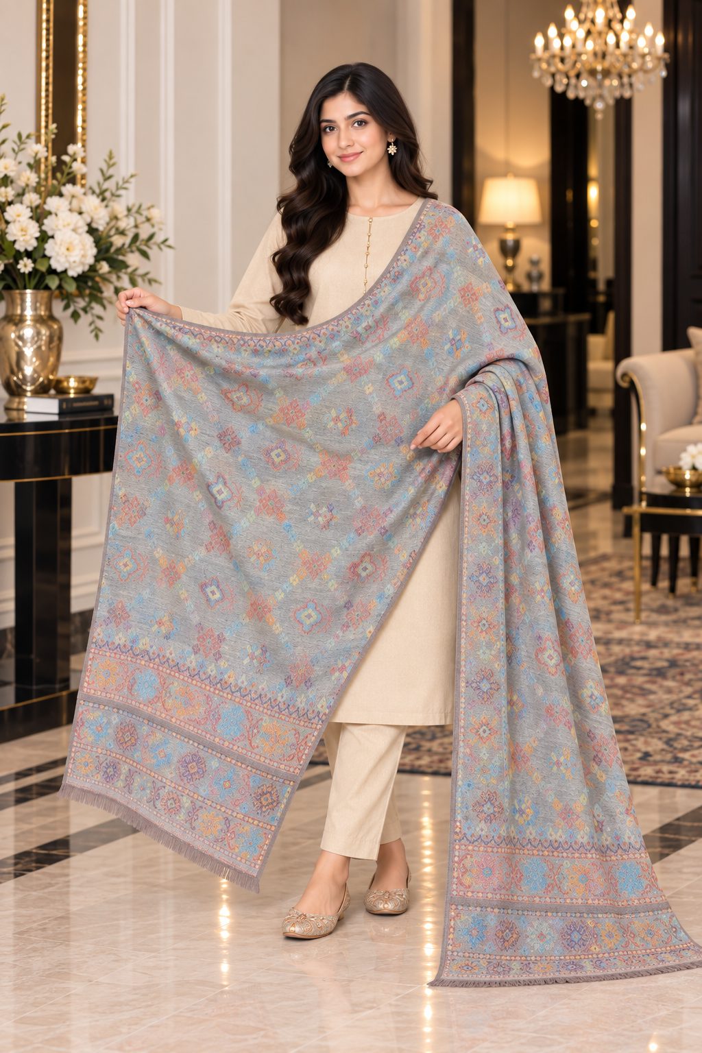 Timeless Grace Wool Stole