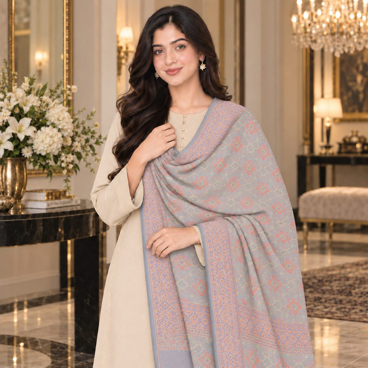 Timeless Grace Wool Stole
