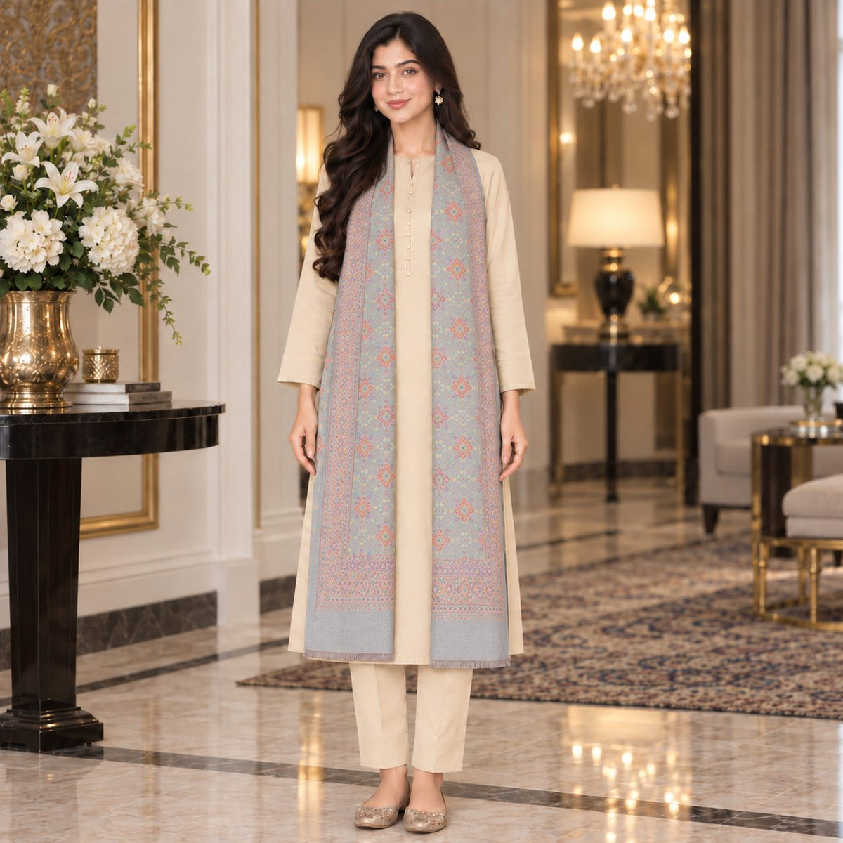 Timeless Grace Wool Stole