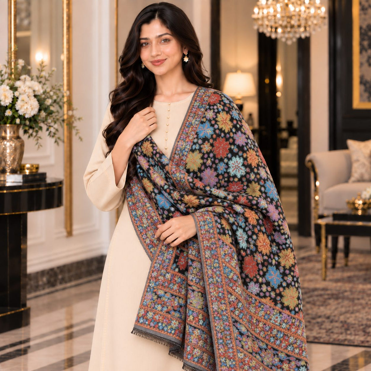 Timeless Grace Wool Stole