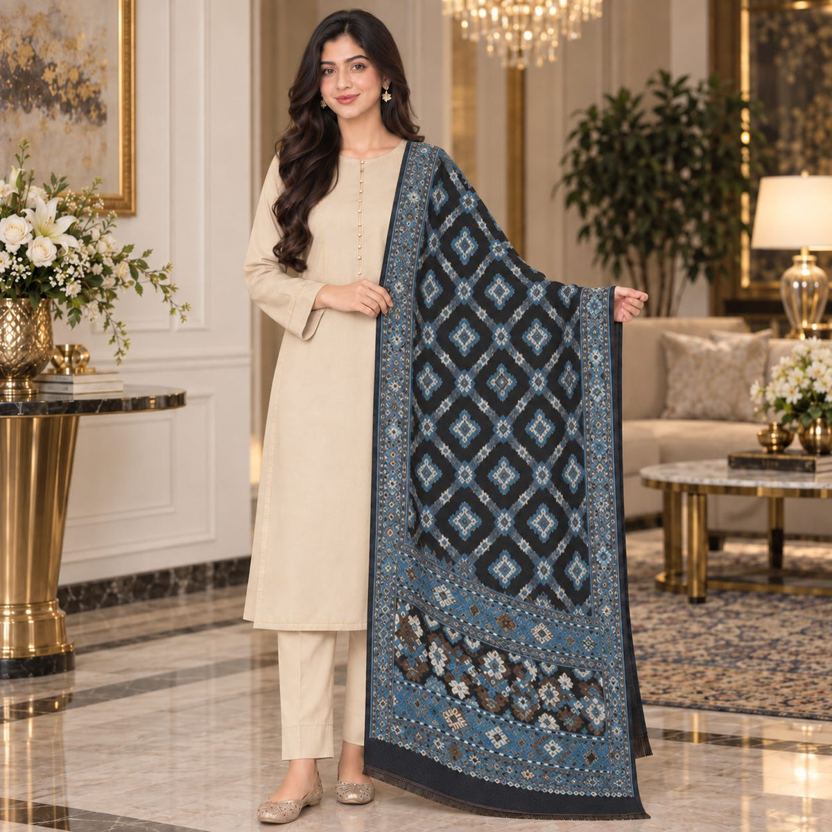 Timeless Grace Wool Stole