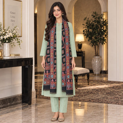 Timeless Grace Wool Stole