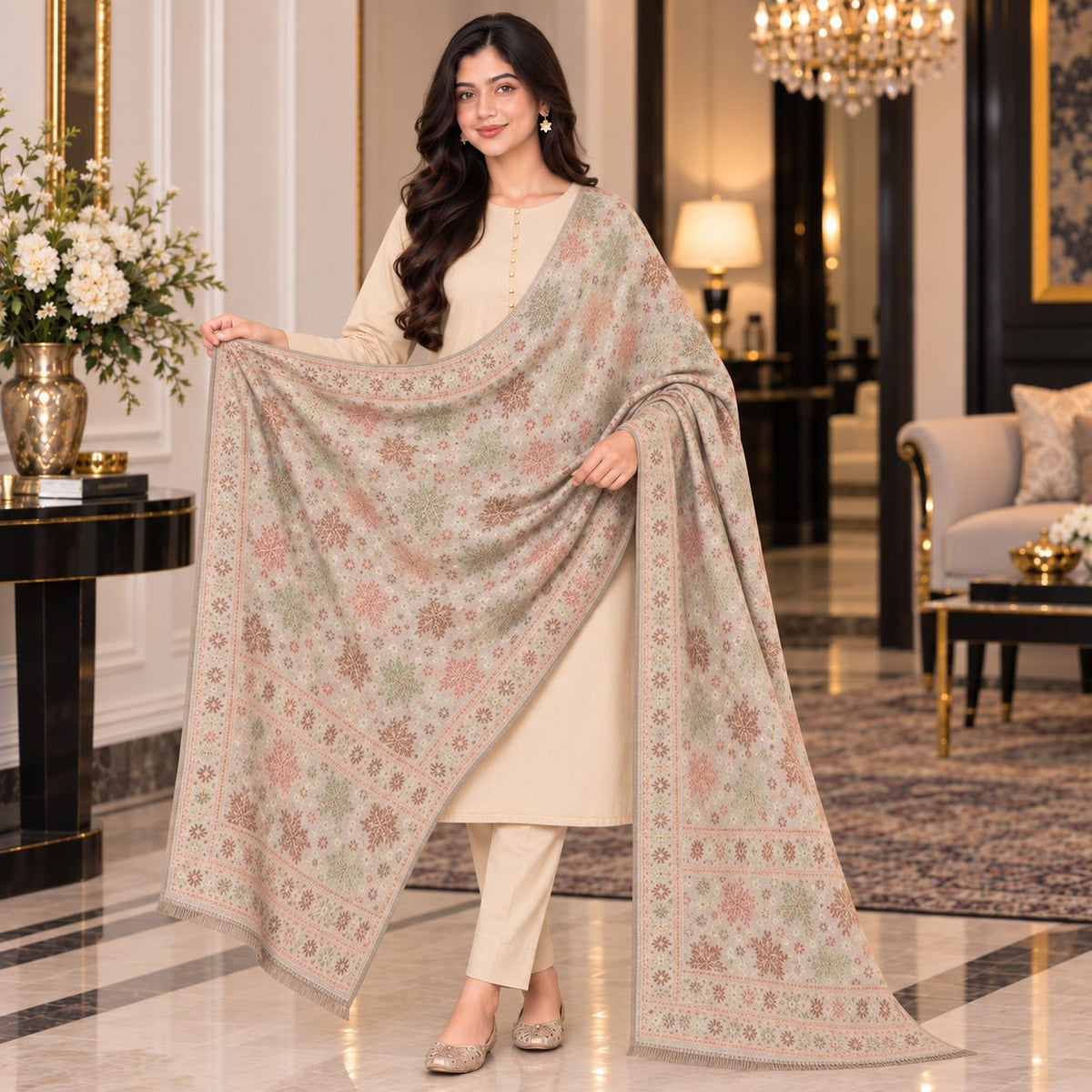 Timeless Grace Wool Stole