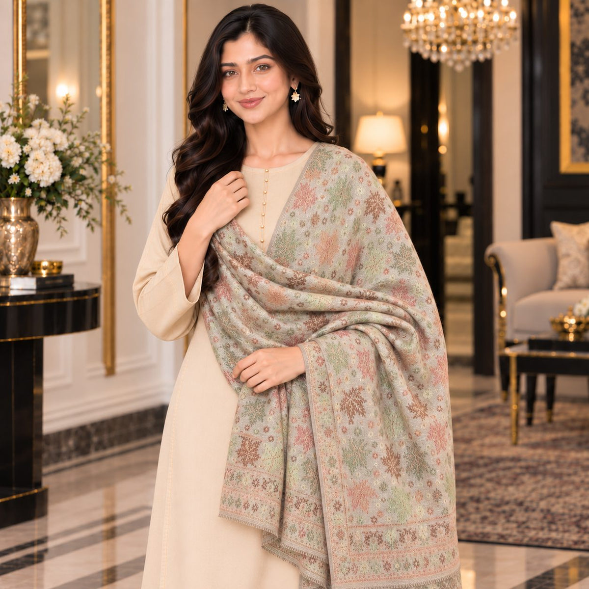 Timeless Grace Wool Stole
