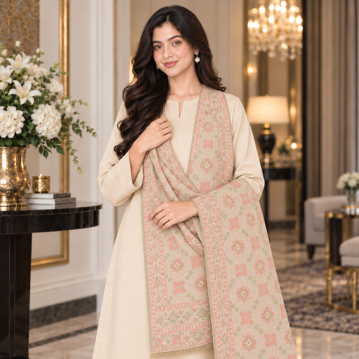 Timeless Grace Wool Stole