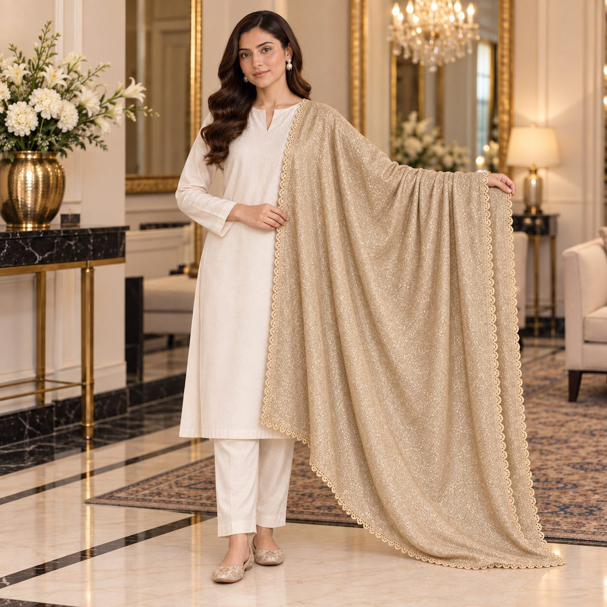 Elegant Whisper Chiffon Stole