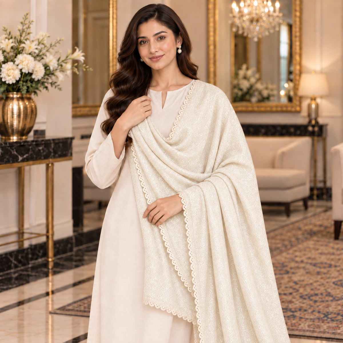 Elegant Whisper Chiffon Stole