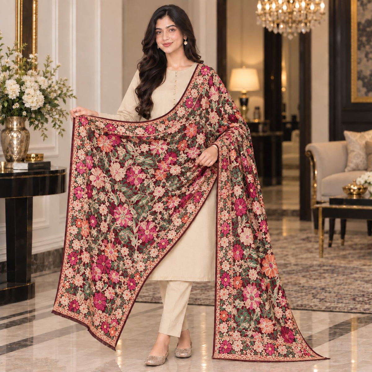 Graceful Aura Chiffon Dupatta