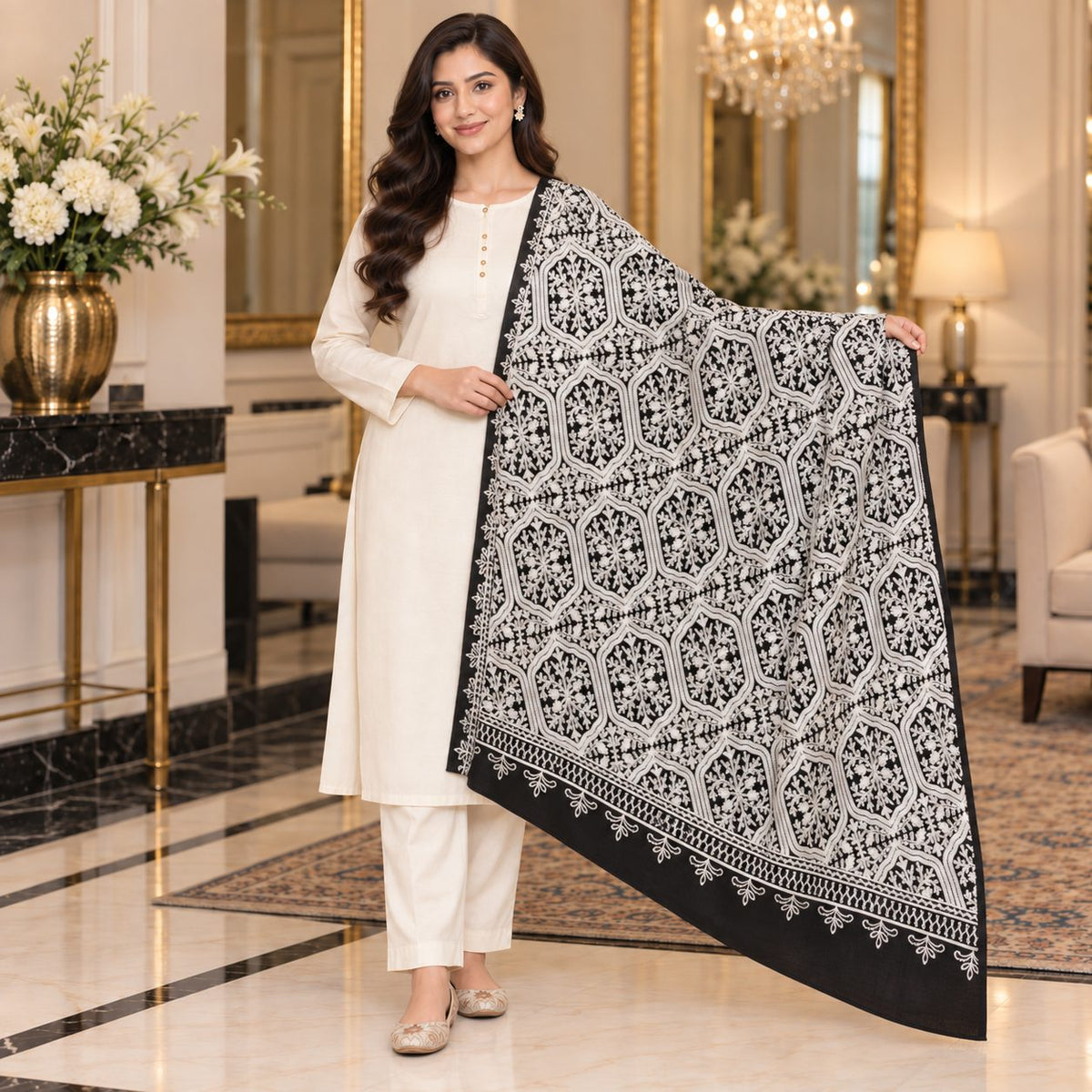 Classic Allure Pashmina Shawl