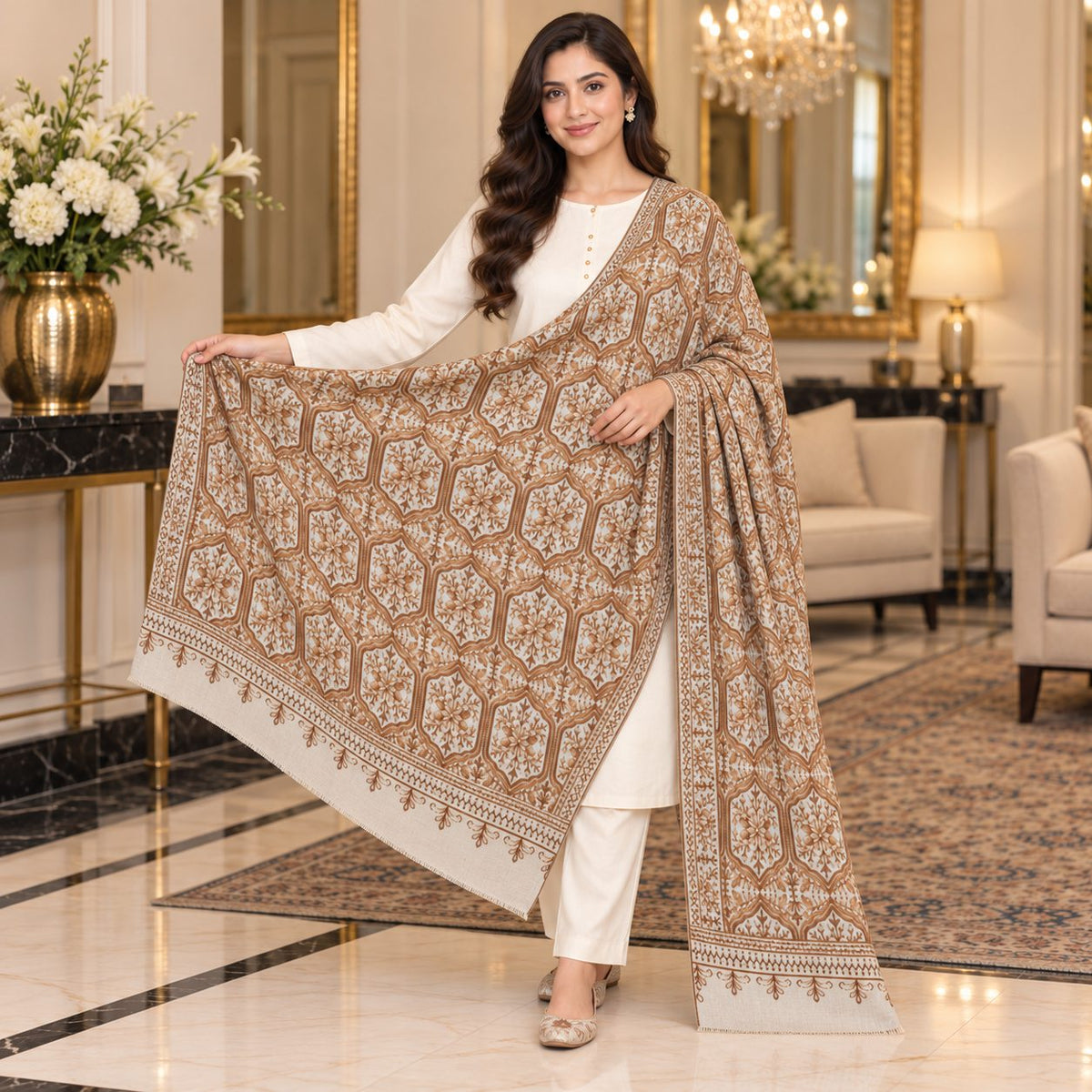 Classic Allure Pashmina Shawl