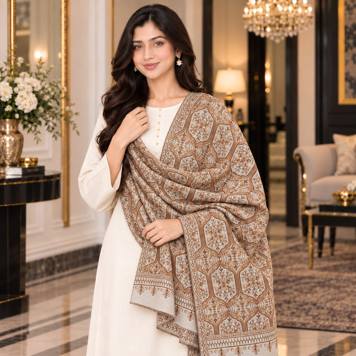 Classic Allure Pashmina Shawl