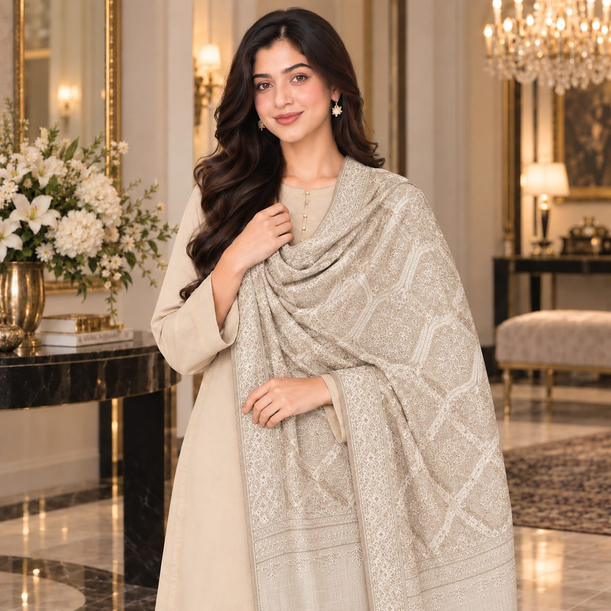 Classic Allure Pashmina Shawl