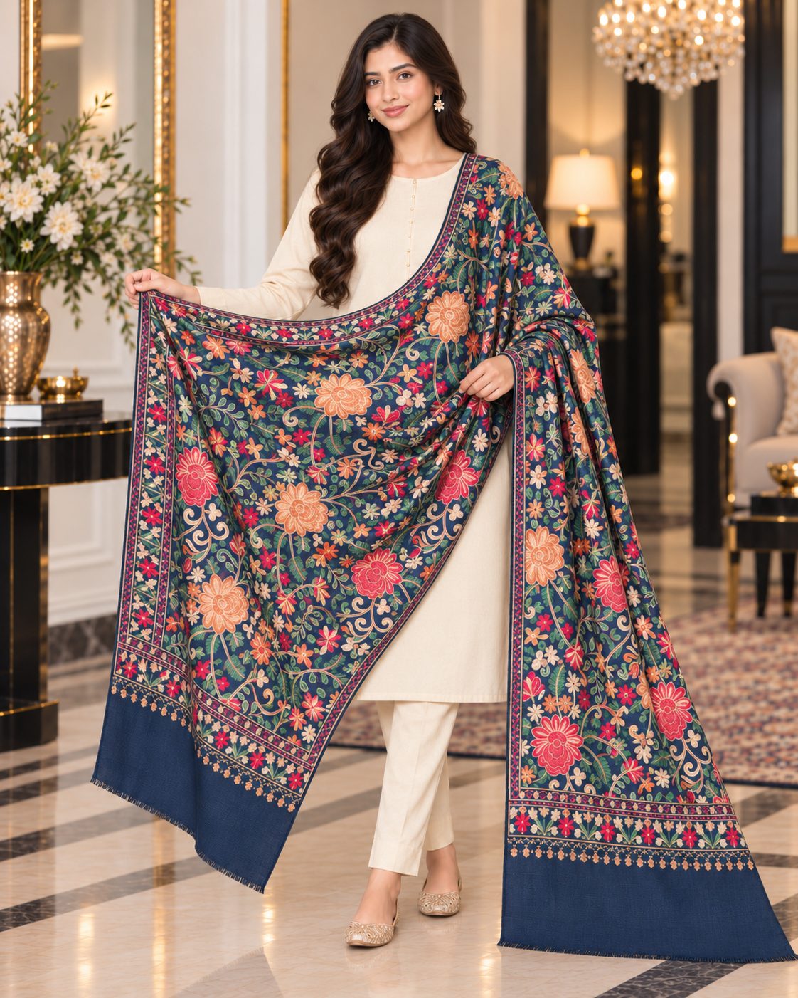 Timeless Charm Pashmina Shawl