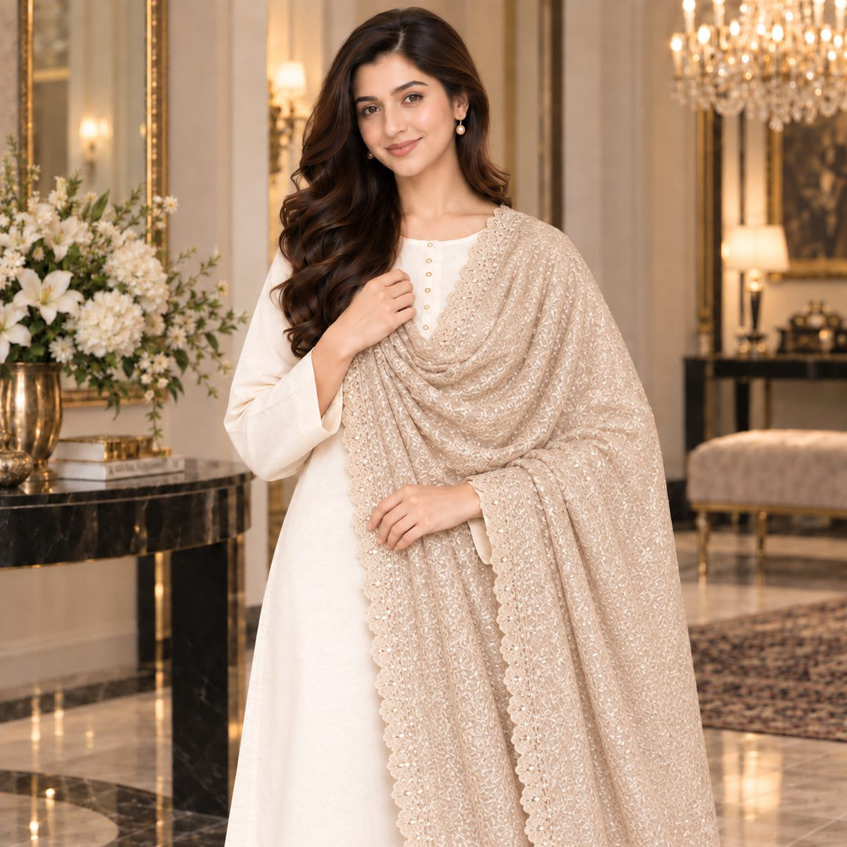 Elegant Whisper Chiffon Stole