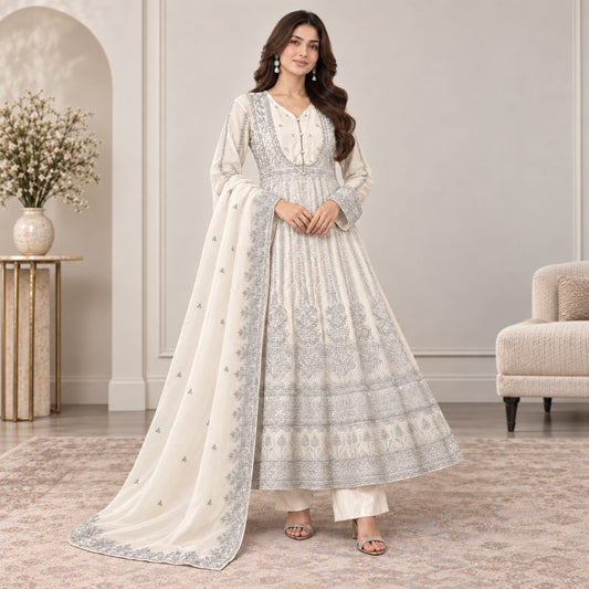Amelia Grace 3 Piece Women Embroidered Suit