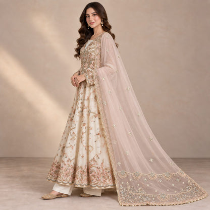 Celestial Bloom 3 Piece Embroidered Maxi  Women