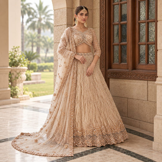 Celestial Grace Embellished Lehenga Set