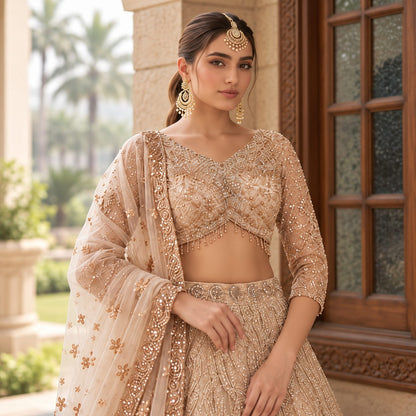Celestial Grace Embellished Lehenga Set
