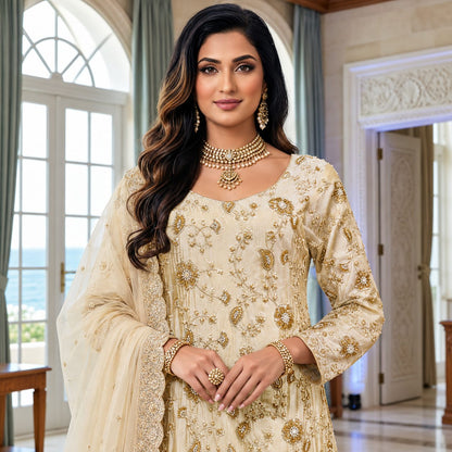 Luxe Heritage Embellished Gharara Set