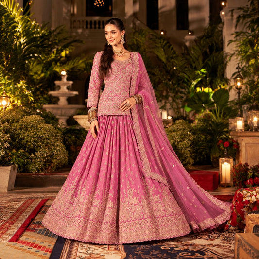 Celestia Embroidered Lehenga Set