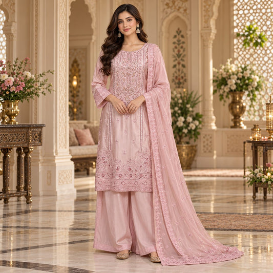 Rosalie Luxe Embroidered Women 3 Piece Suit