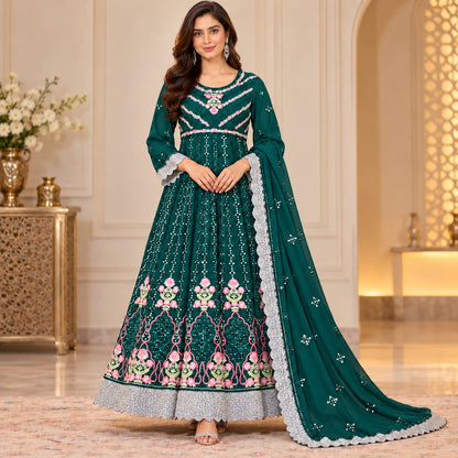 Moonlit Grace 3-Piece Embroidered Suit