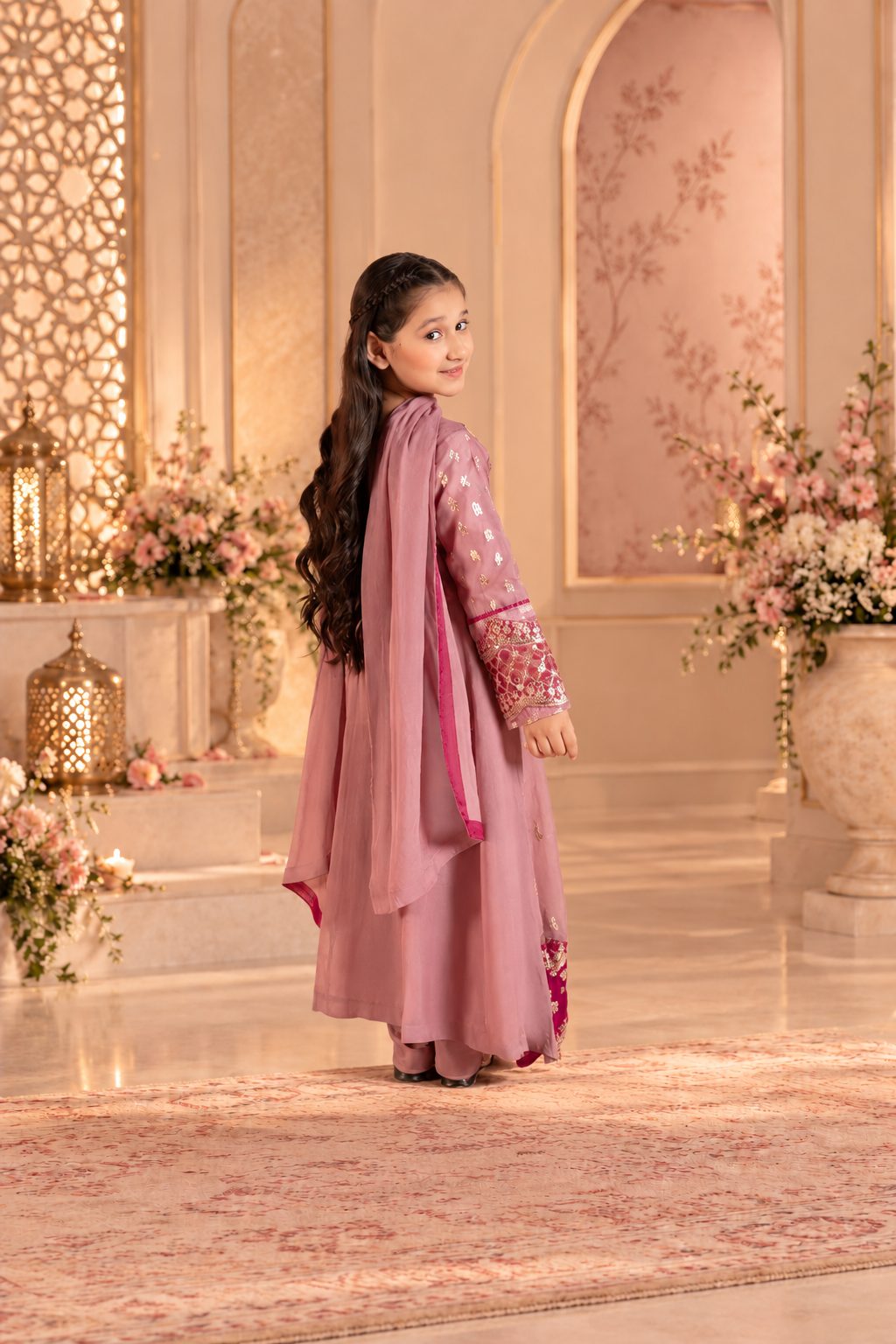 Celeste Grace Embroidered Maxi Suit