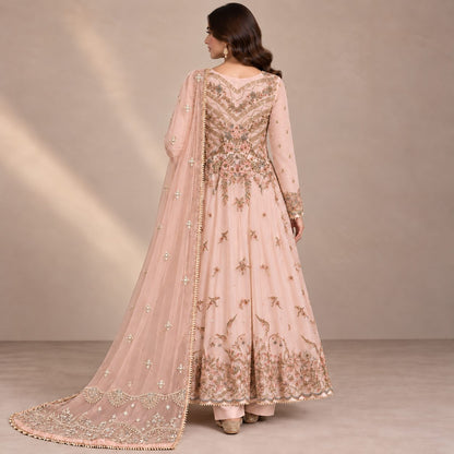 Celestial Bloom 3 Piece Embroidered Maxi  Women