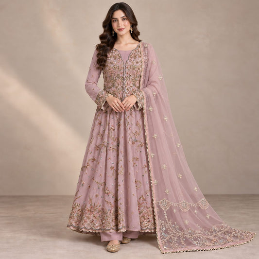 Celestial Bloom 3 Piece Embroidered Maxi  Women