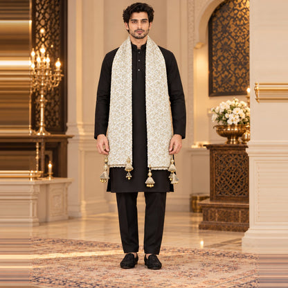 Regal Brocade Men’s Shawl