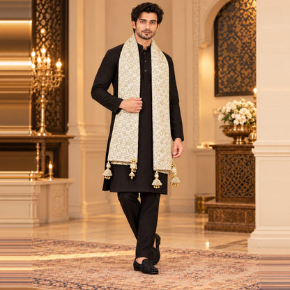 Regal Brocade Men’s Shawl