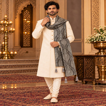 Regal Brocade Men’s Shawl