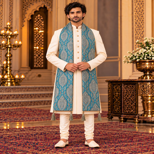 Regal Brocade Men’s Shawl