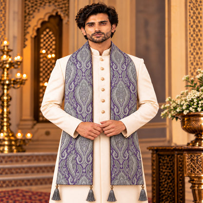 Regal Brocade Men’s Shawl