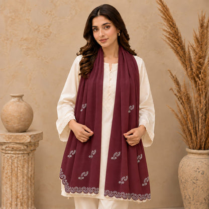 Serene Scallop Stole
