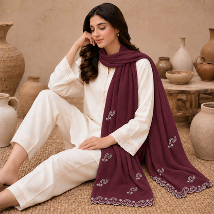 Serene Scallop Stole