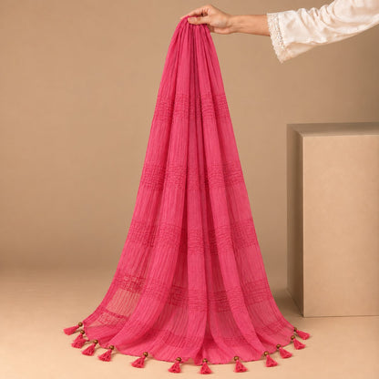 Urban Tassel Textured Stole