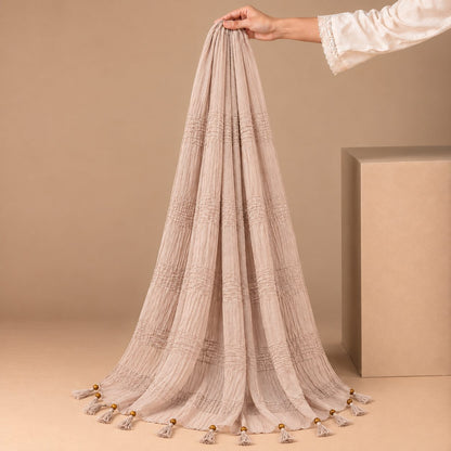 Urban Tassel Textured Stole