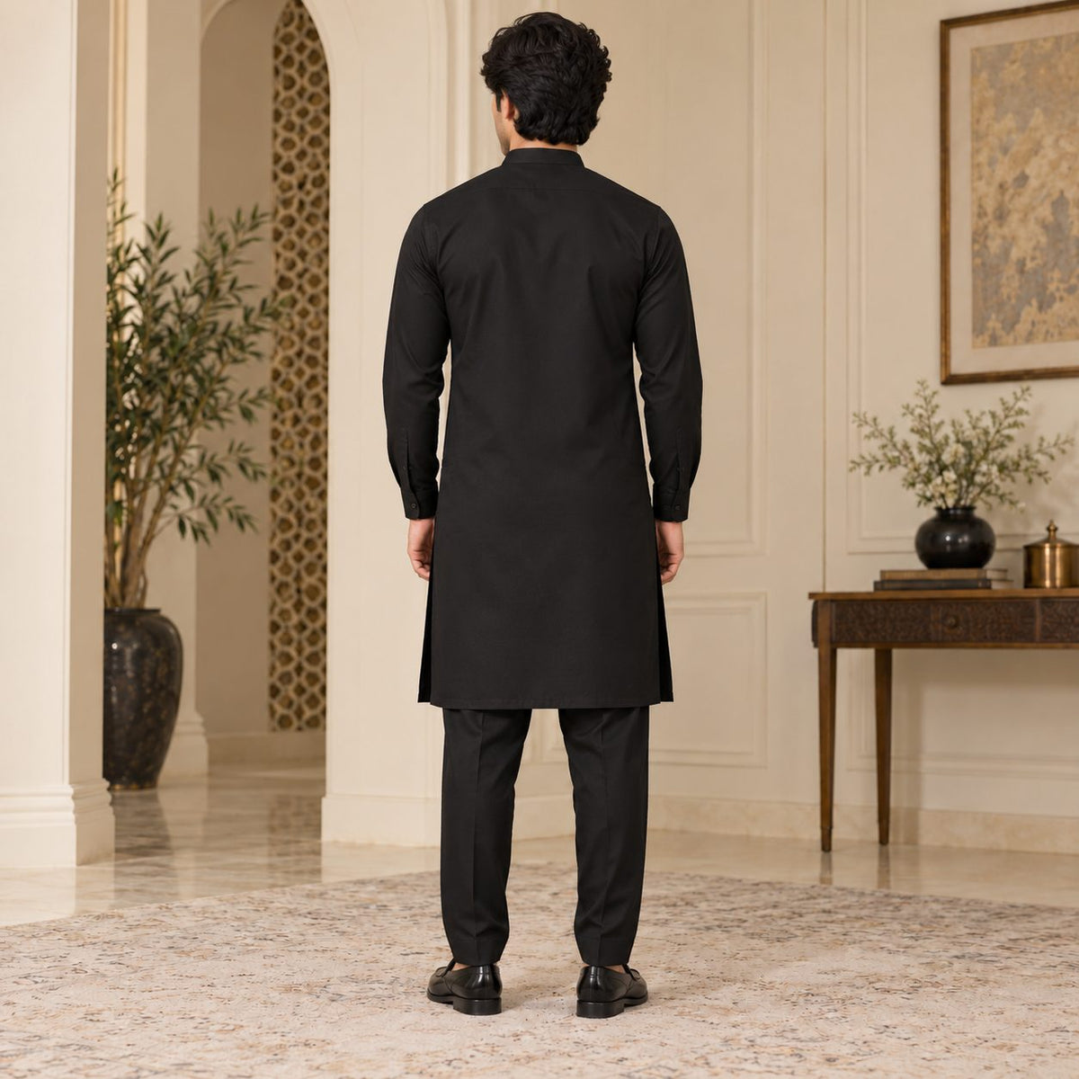 Urban Noir Kurta Pajama Set