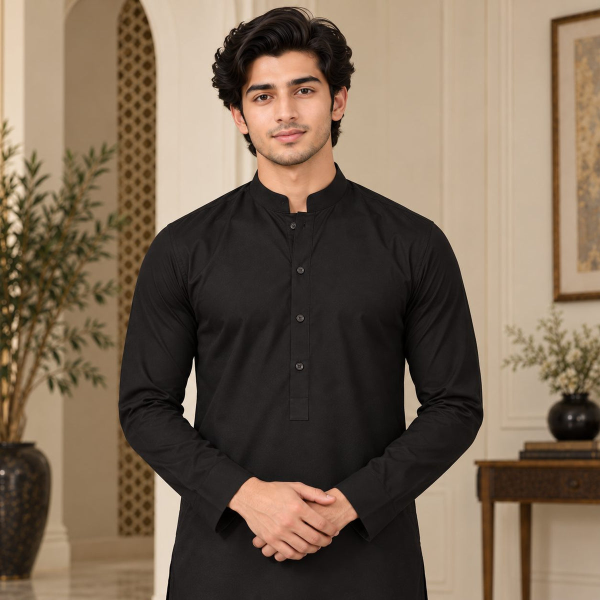 Urban Noir Kurta Pajama Set