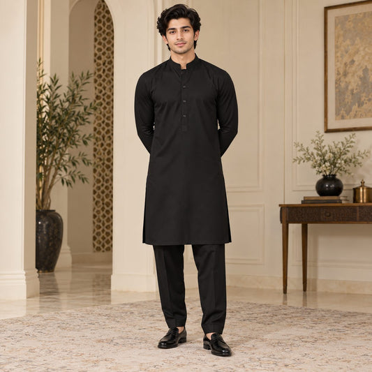 Urban Noir Kurta Pajama Set